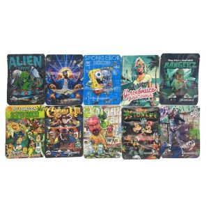 Reusable Cypress Hill 3.5G Cannabis Flower Mylar Bags